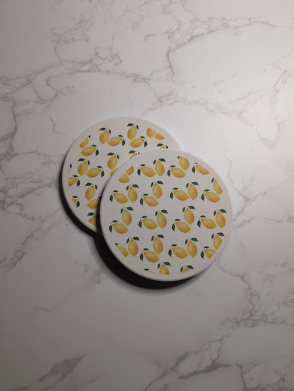 Coaster | Ceramic | Round | 2ct. | Watercolor