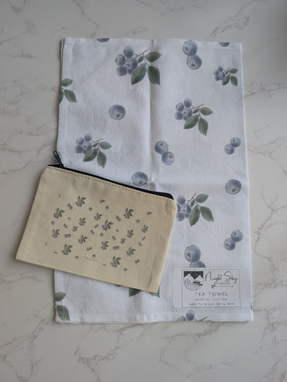 Tea Towel | Cotton | 27x27 | 15x20 | Watercolor