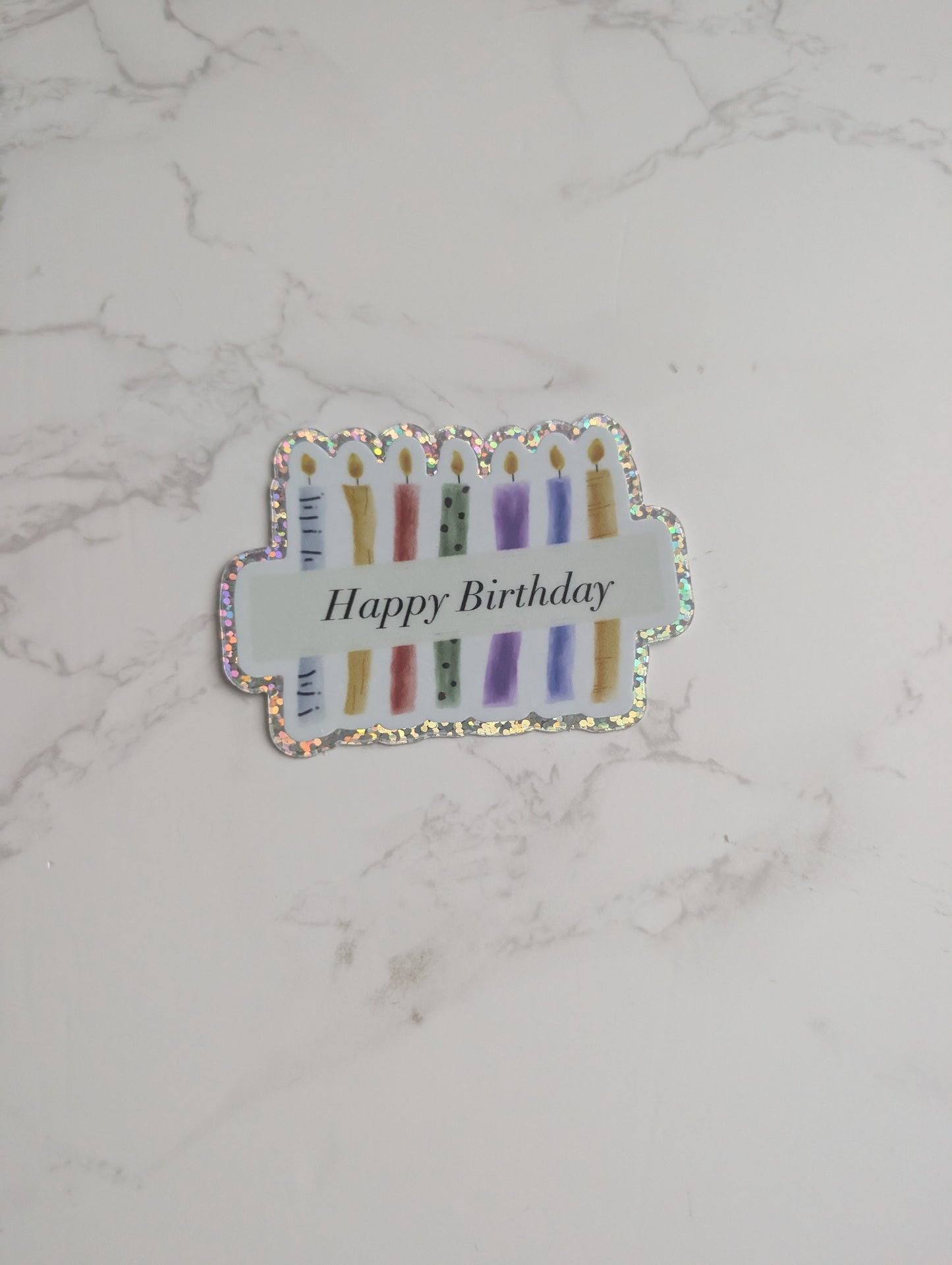 Stickers | Glitter | 3" x 2"