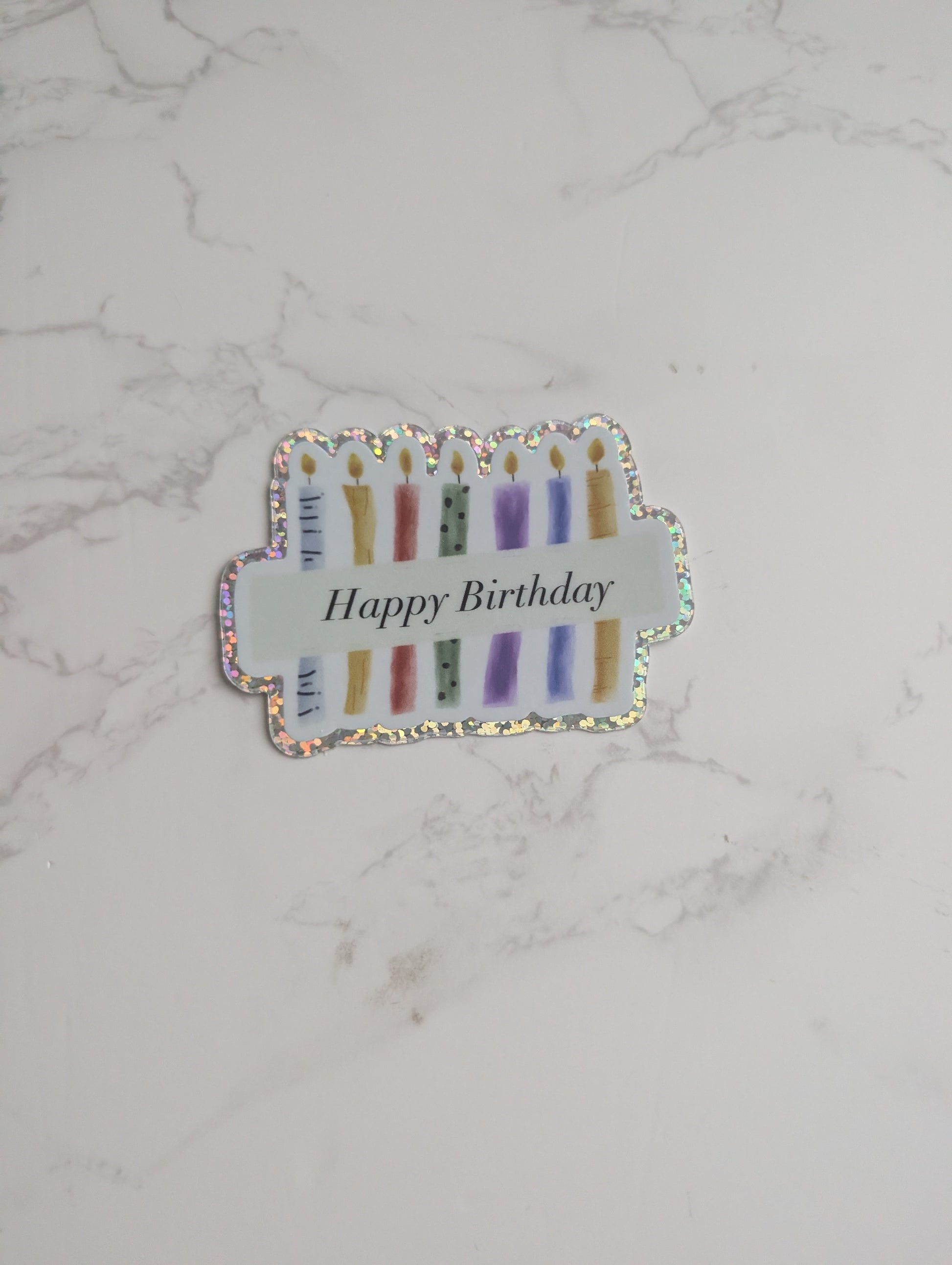 Stickers | Glitter | 3" x 2"