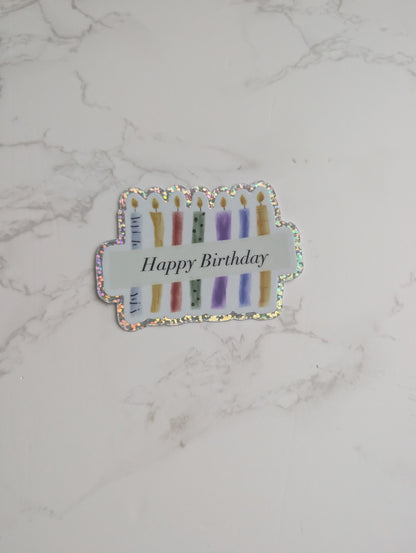 Stickers | Glitter | 3" x 2"
