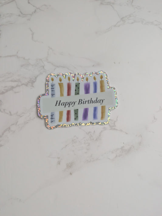 Stickers | Glitter | 3" x 2"