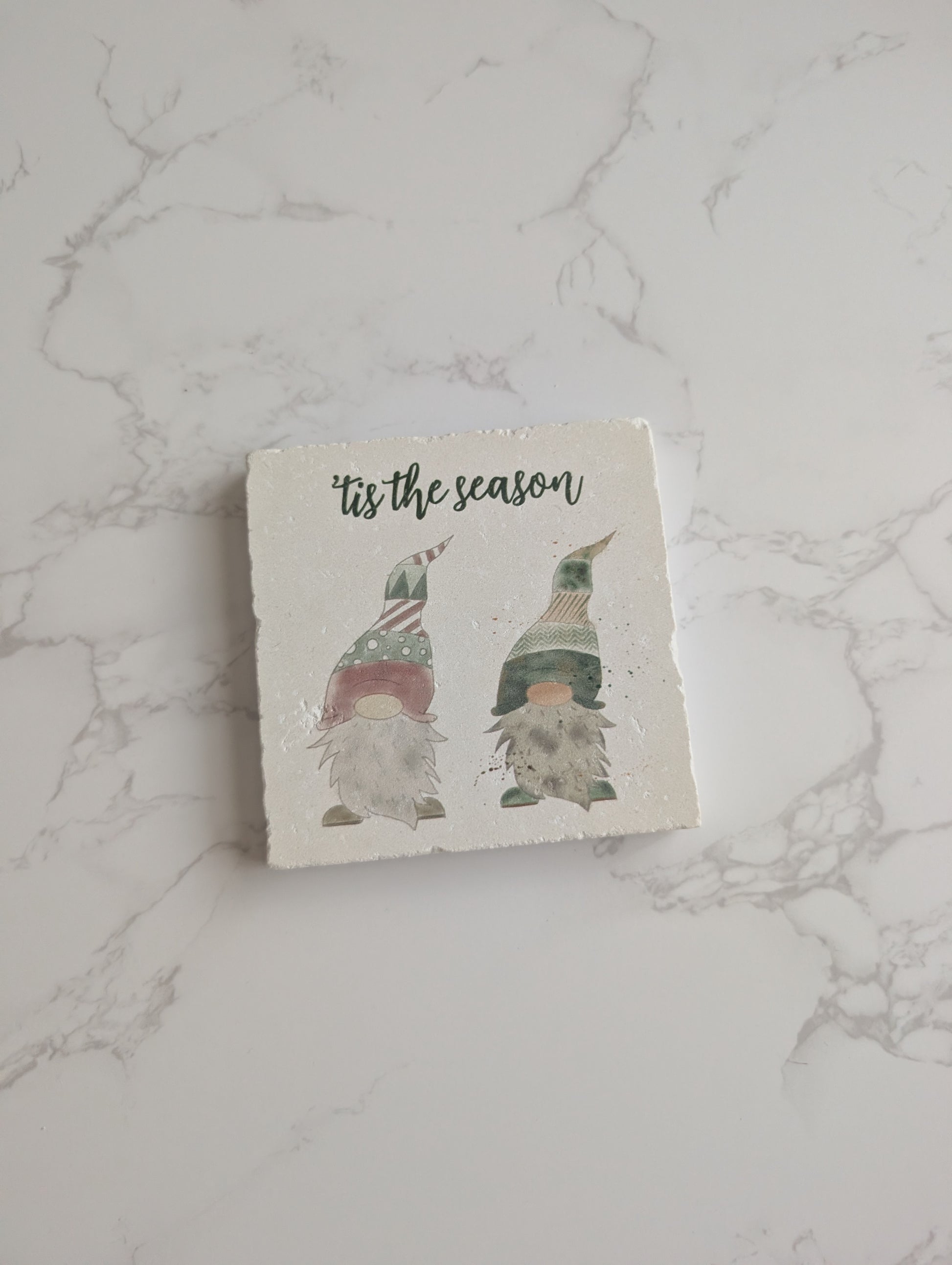 Trivet | Marble | Travertine | Square | 4 inch | One Qty