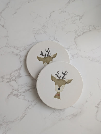 Coaster | Holiday Collection | Round | Ceramic