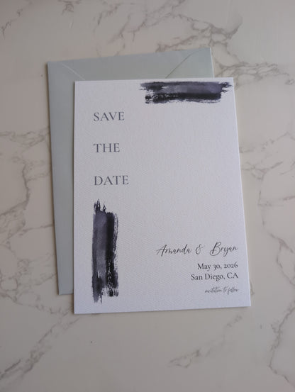 Save the Date | Paint Suite | Wedding Watercolor