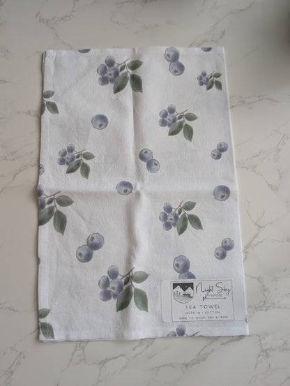 Tea Towel | Cotton | 27x27 | 15x20 | Watercolor