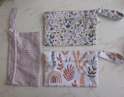Wet Dry Bag | Zipper Pouch | Button Clasp