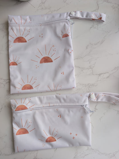 Wet Dry Bag | Zipper Pouch | Button Clasp