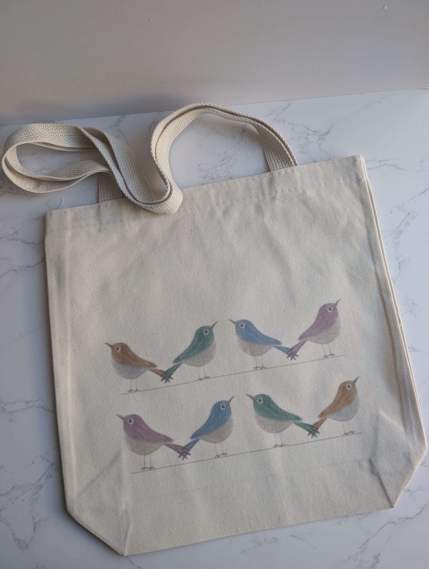Canvas Tote Bag | 13.5" square