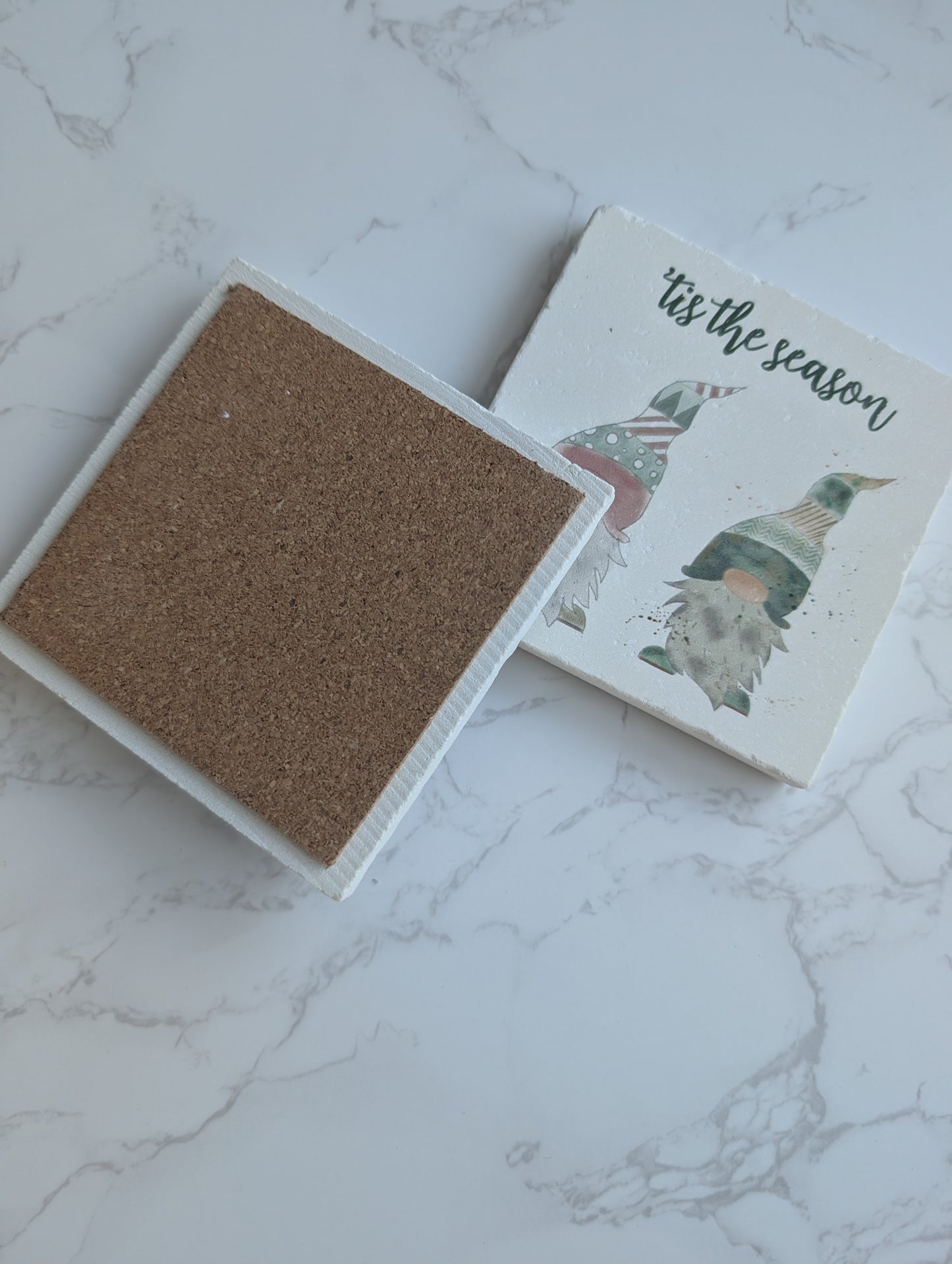 Trivet | Marble | Travertine | Square | 4 inch | One Qty