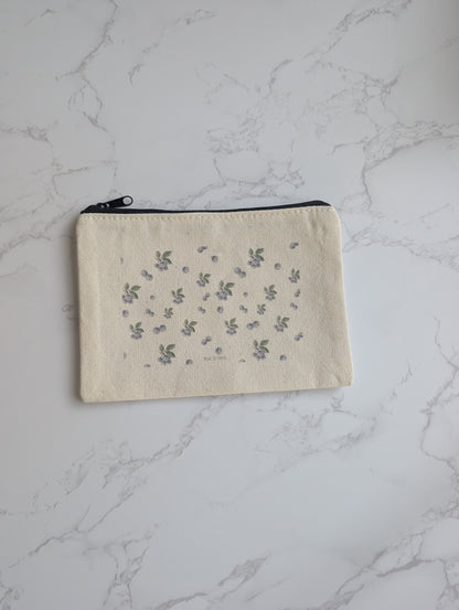 Zipper Pouch | Canvas | Travel  Pouch | Pencil Case