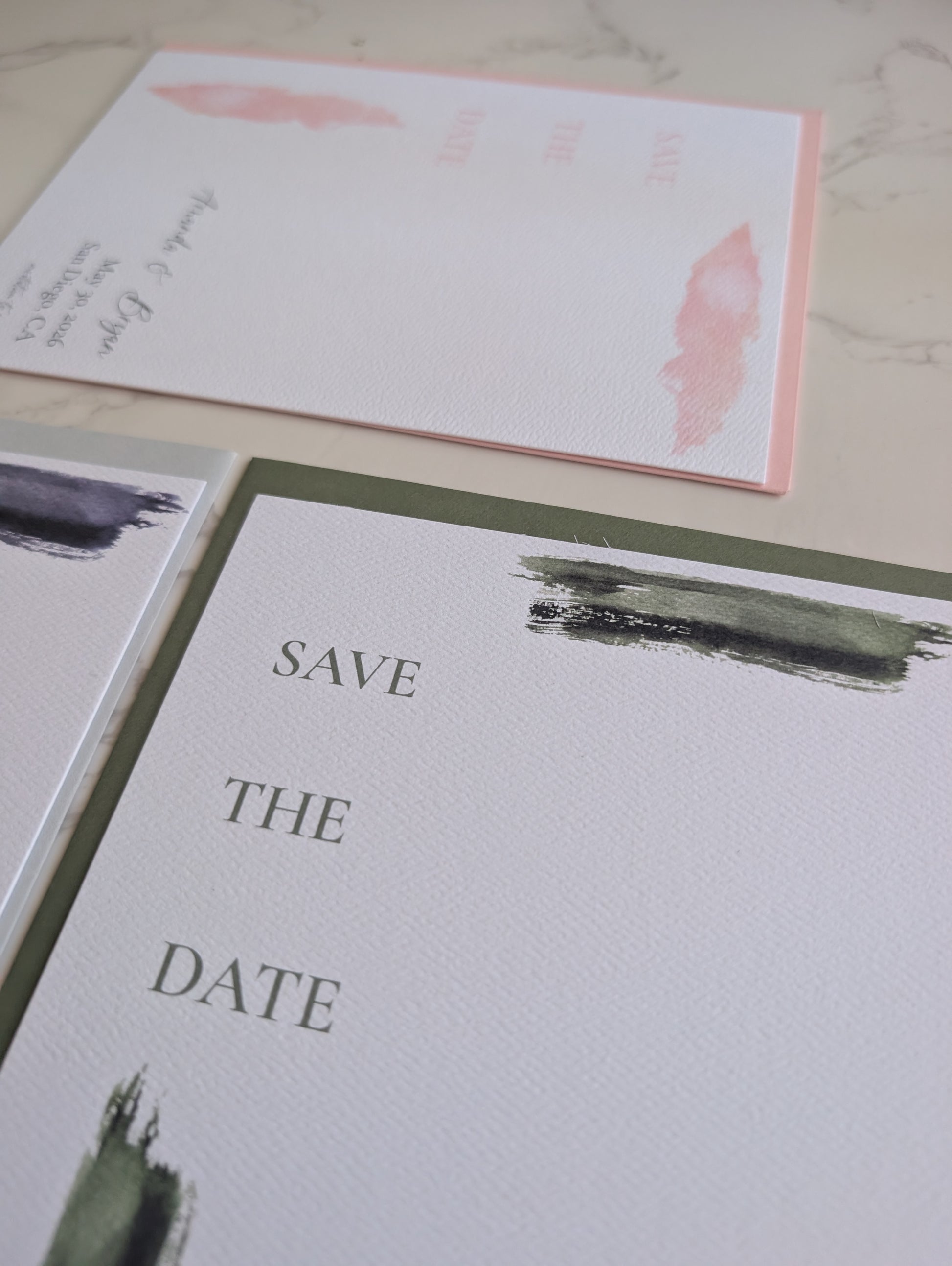 Save the Date | Paint Suite | Wedding Watercolor