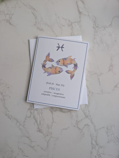 Zodiac Birthday Card
