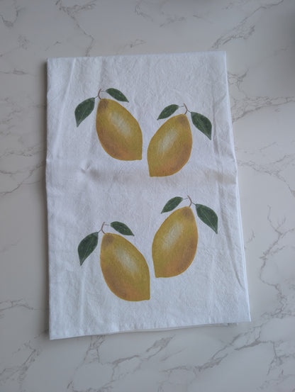 Tea Towel | Cotton | 27x27 | 15x20 | Watercolor