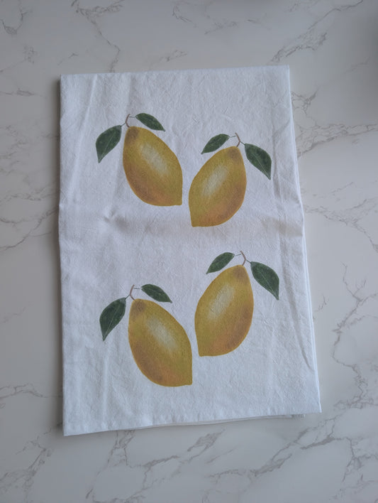 Tea Towel | Cotton | 27x27 | 15x20 | Watercolor