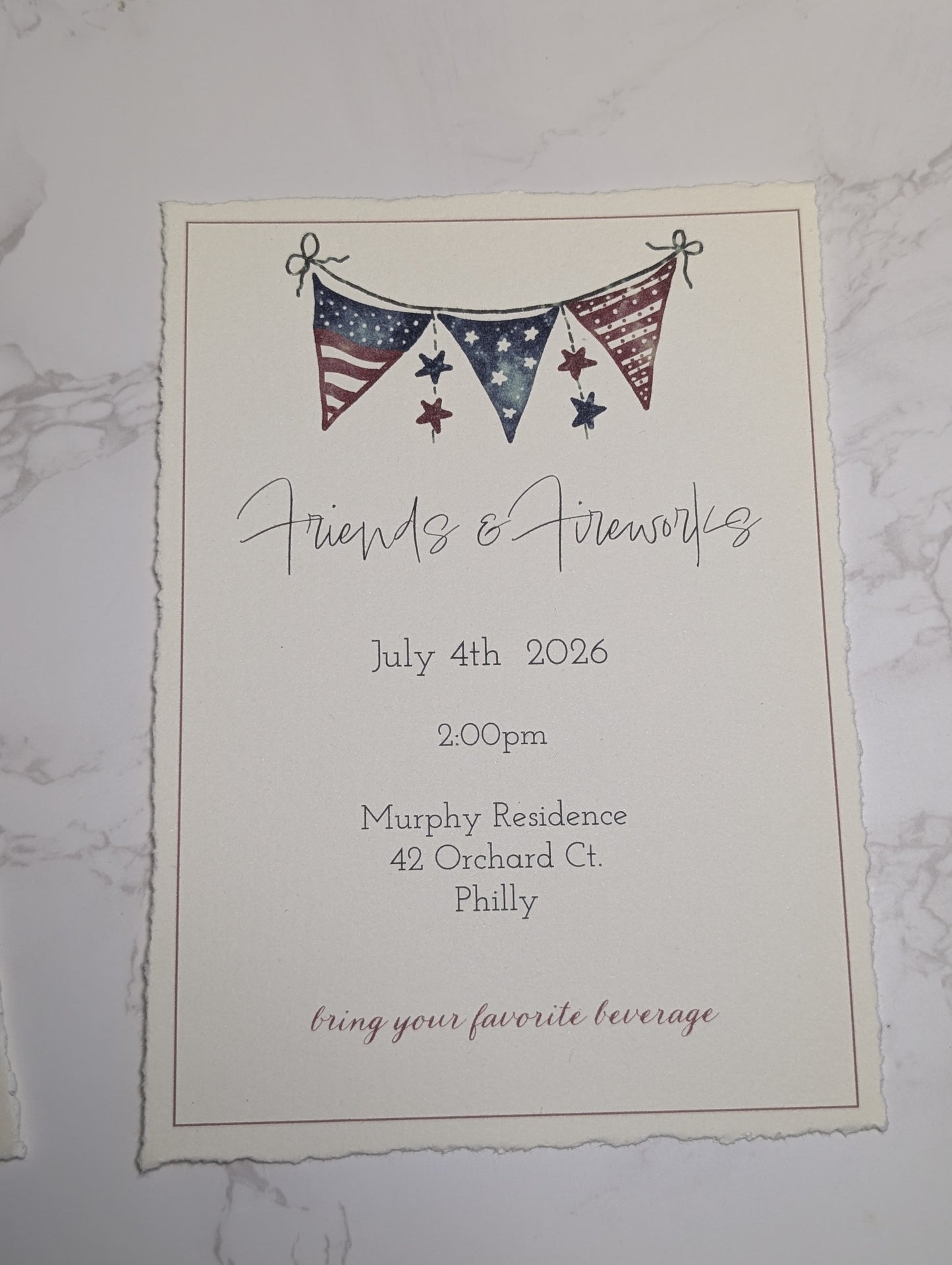 4th of July | Invitation Suite | A7 (5x7)