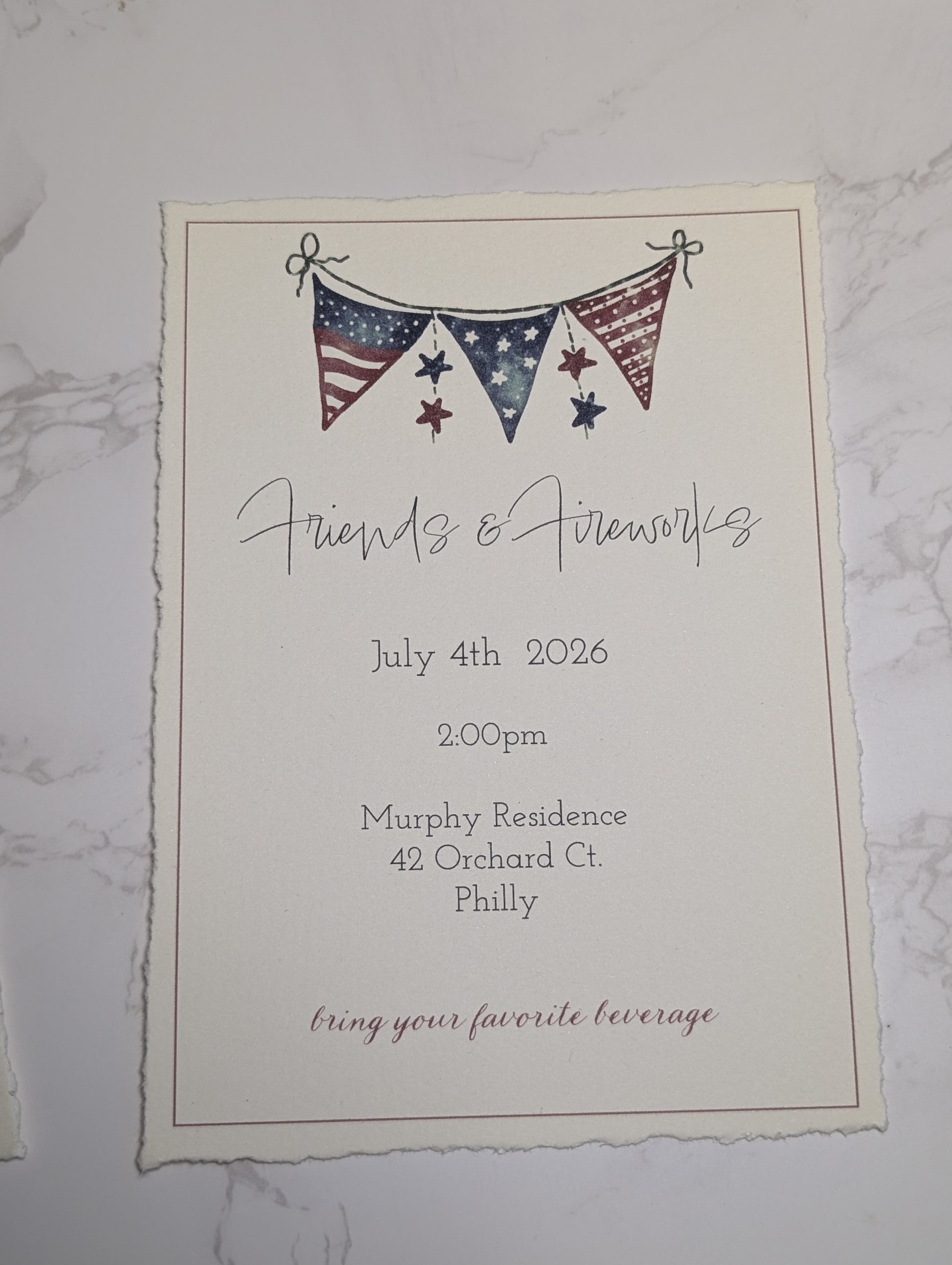 4th of July | Invitation Suite | A7 (5x7)