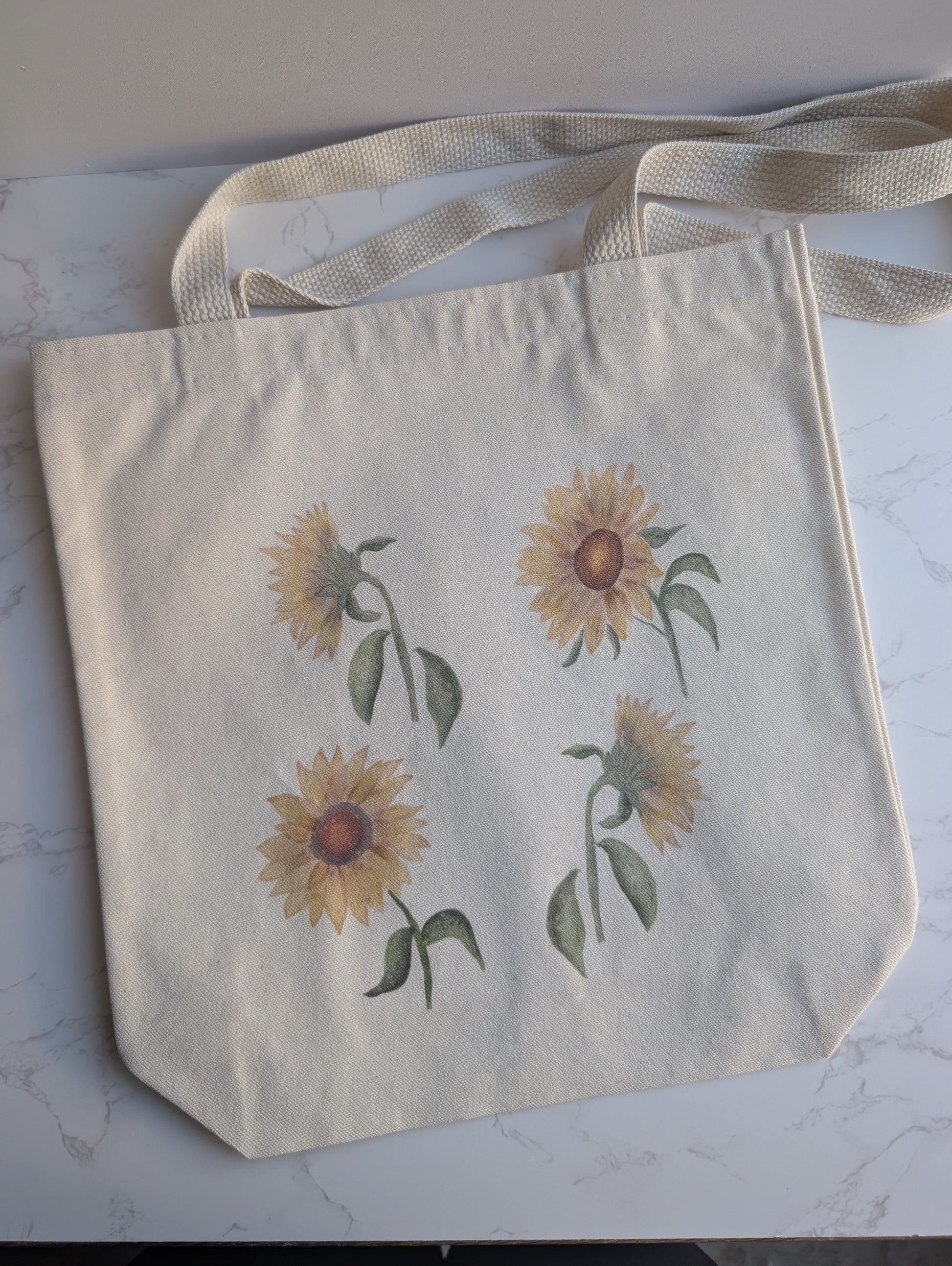 Canvas Tote Bag | 13.5" square