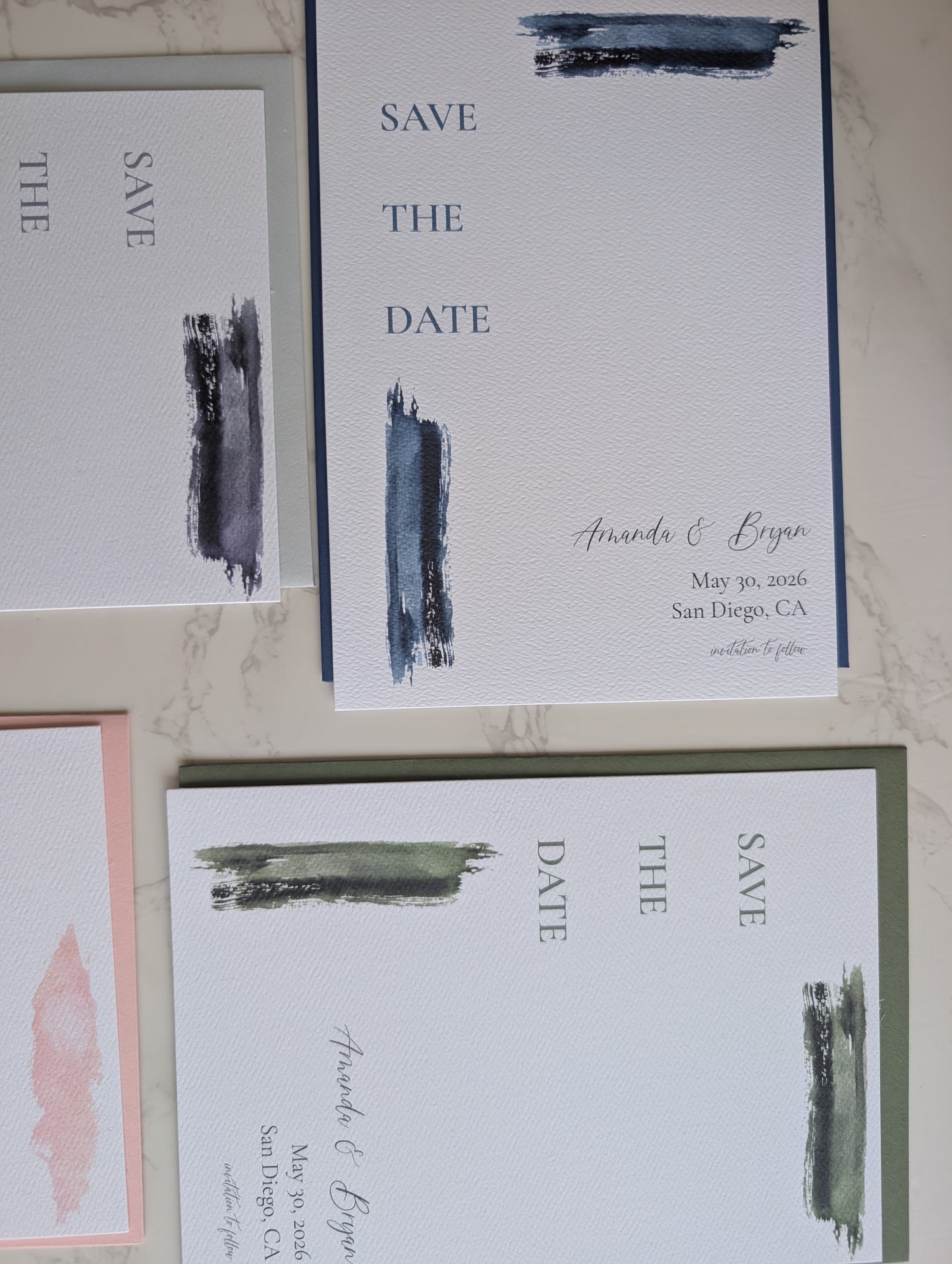 Save the Date | Paint Suite | Wedding Watercolor