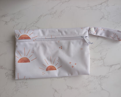 Wet Dry Bag | Zipper Pouch | Button Clasp