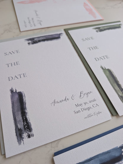 Save the Date | Paint Suite | Wedding Watercolor