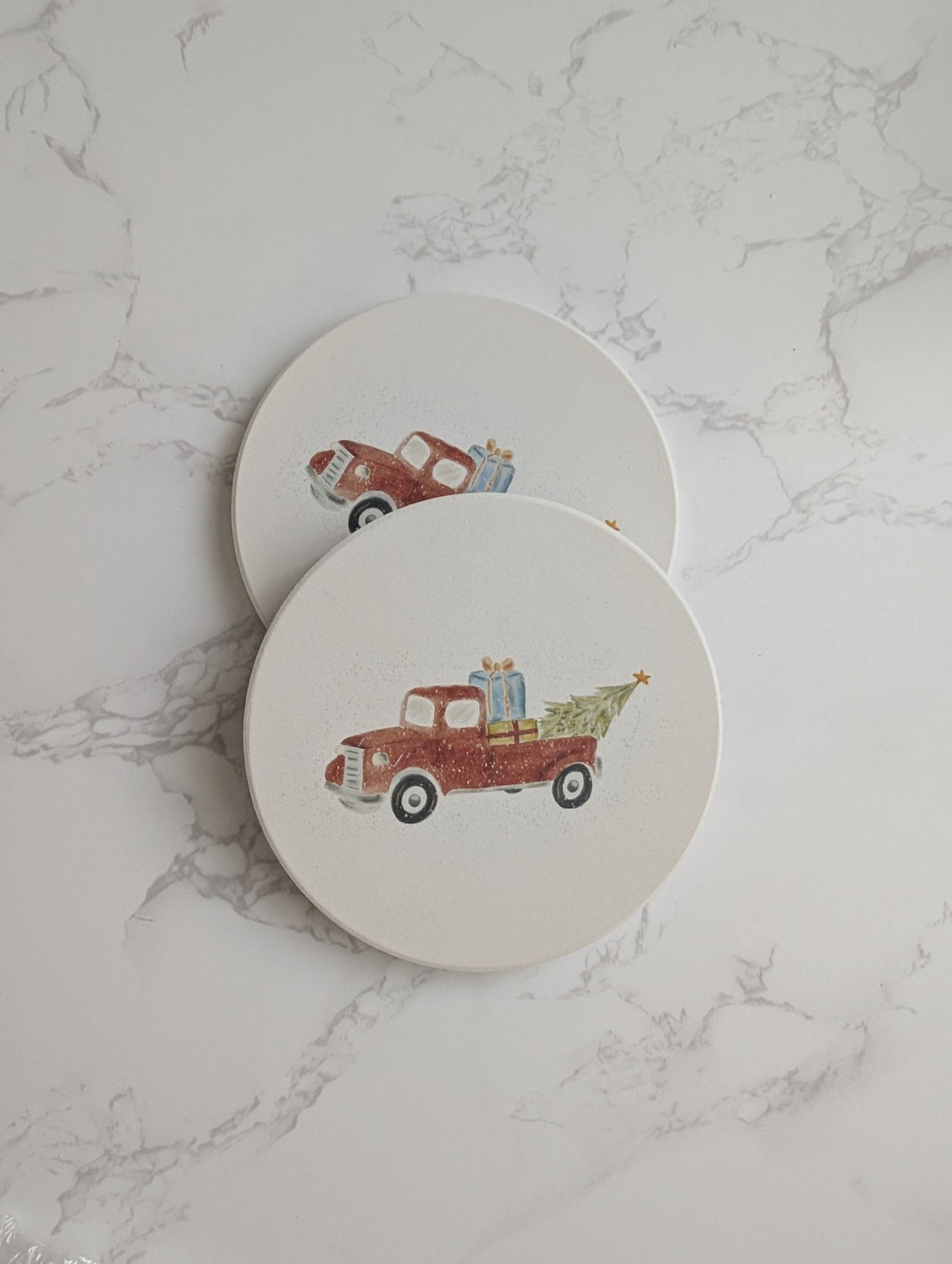 Coaster | Holiday Collection | Round | Ceramic