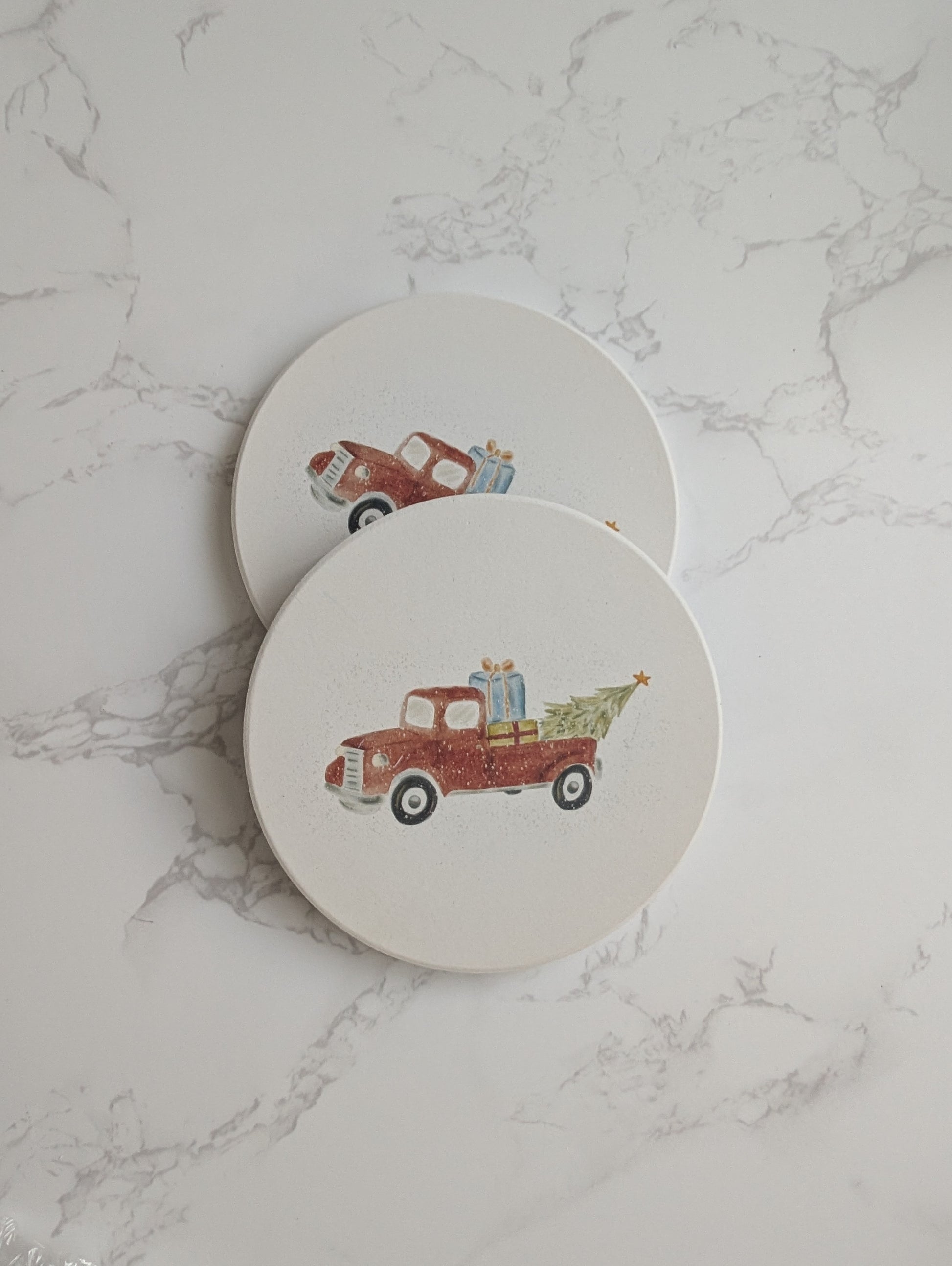 Coaster | Holiday Collection | Round | Ceramic