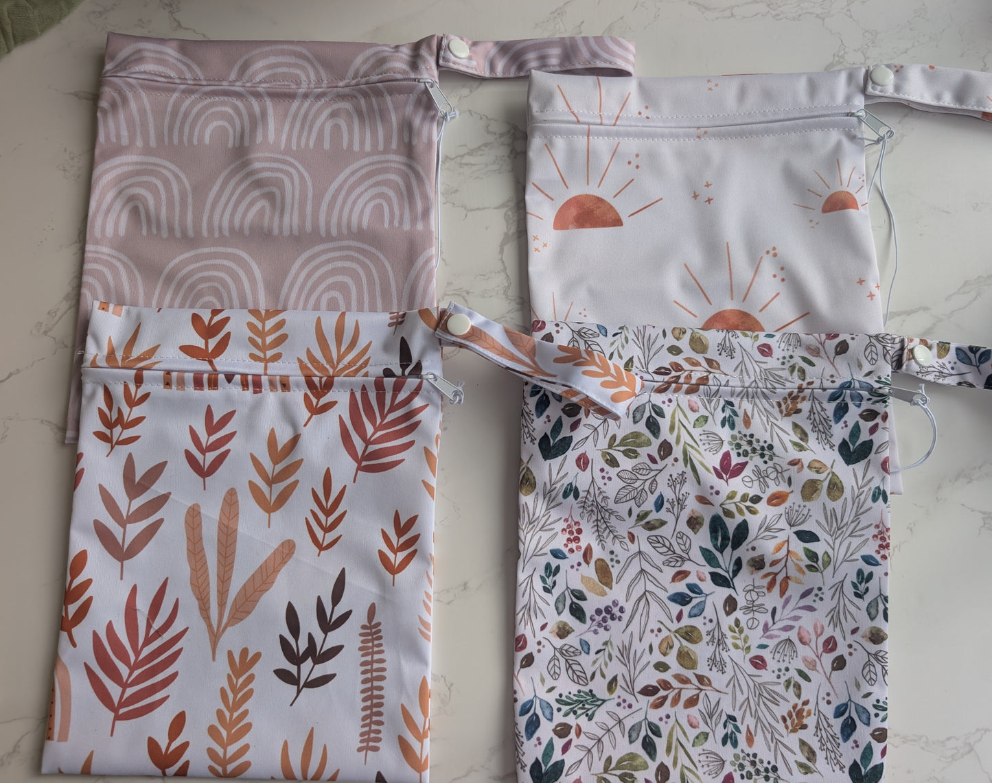 Wet Dry Bag | Zipper Pouch | Button Clasp