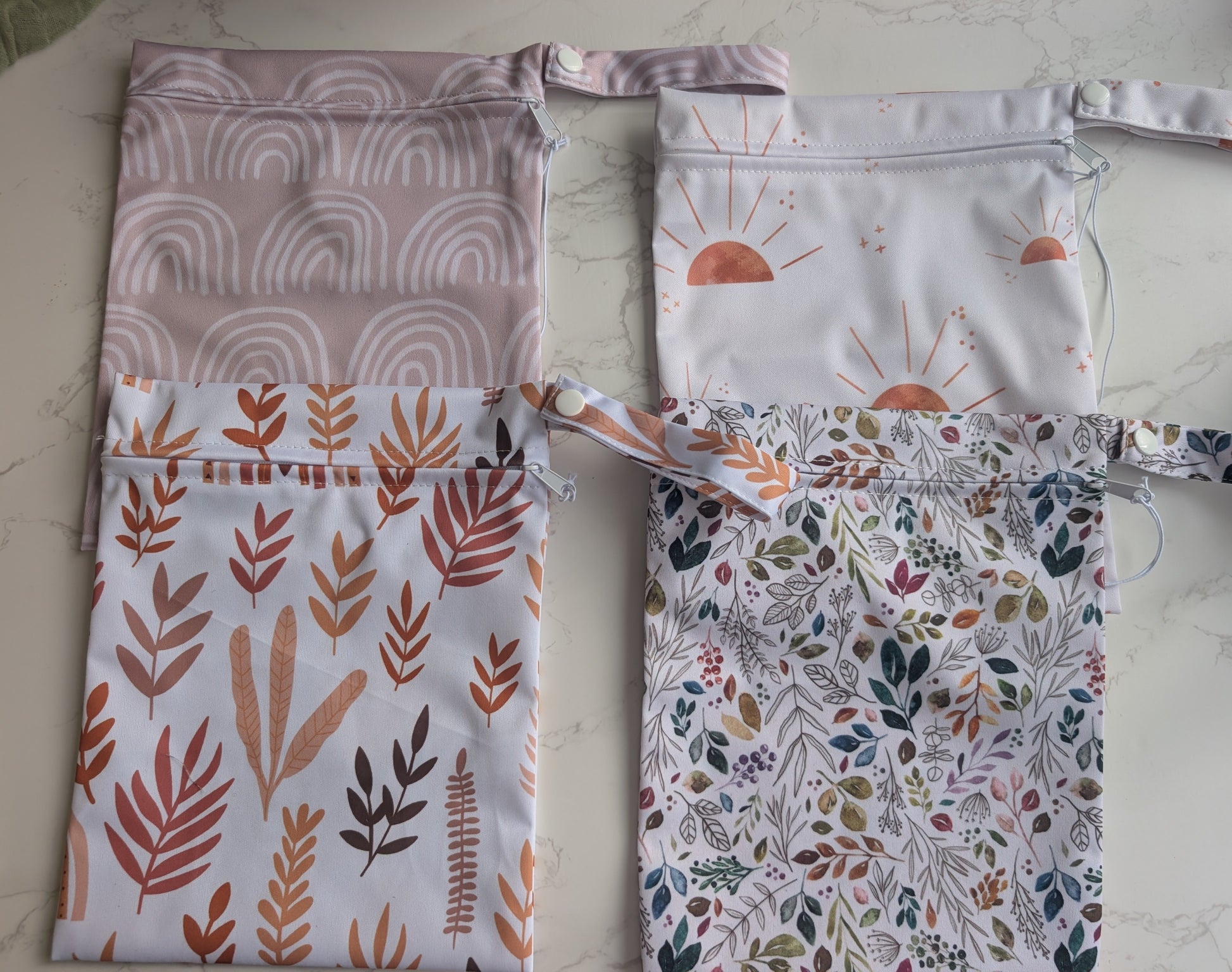 Wet Dry Bag | Zipper Pouch | Button Clasp