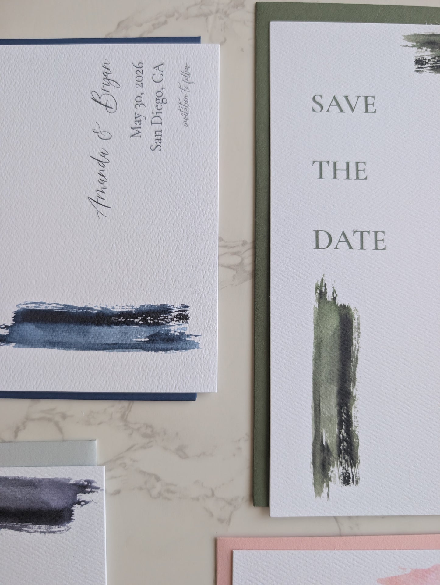 Save the Date | Paint Suite | Wedding Watercolor