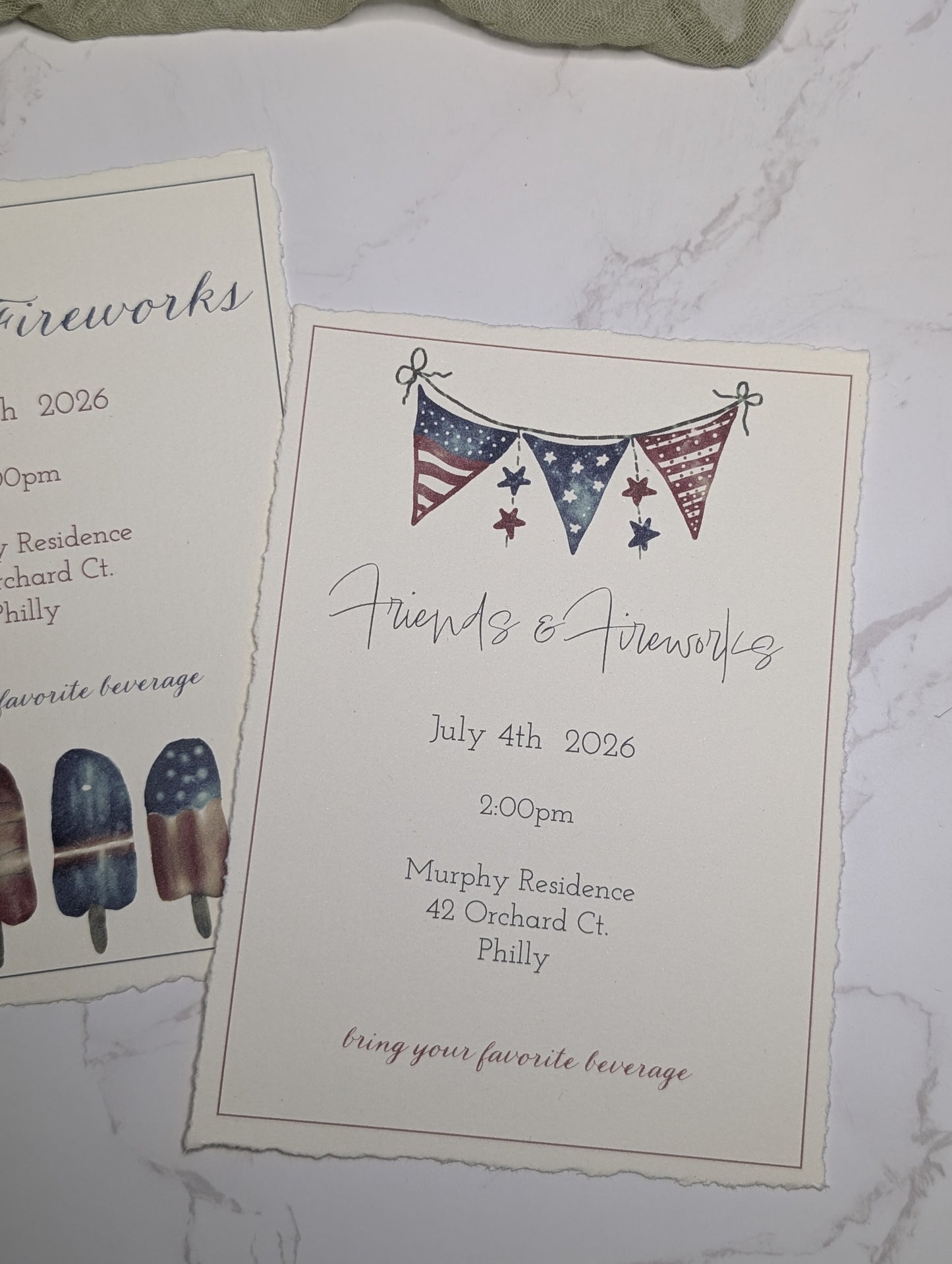 4th of July | Invitation Suite | A7 (5x7)