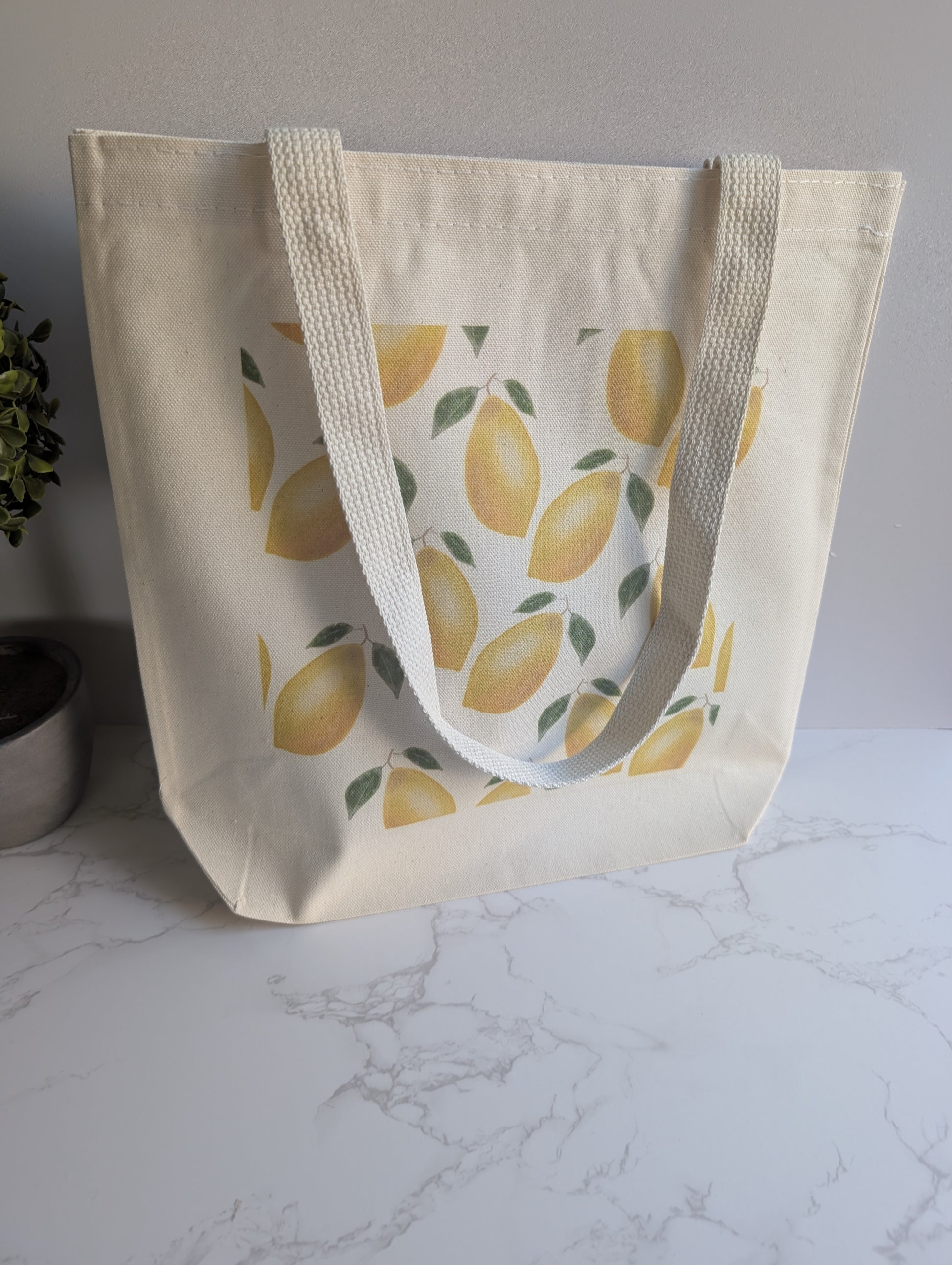 Canvas Tote Bag | 13.5" square