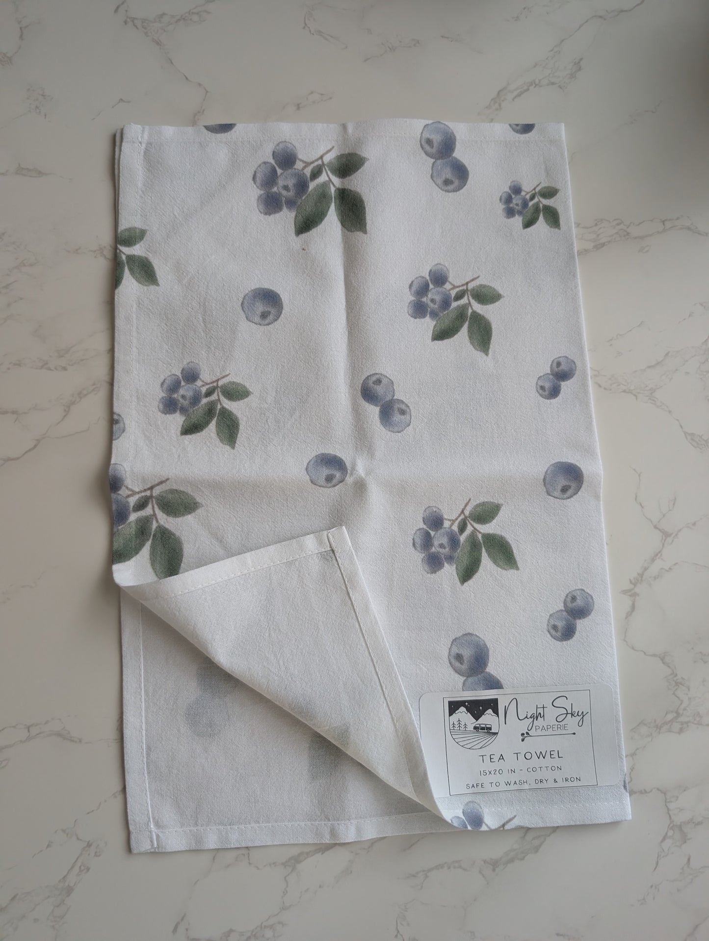 Tea Towel | Cotton | 27x27 | 15x20 | Watercolor