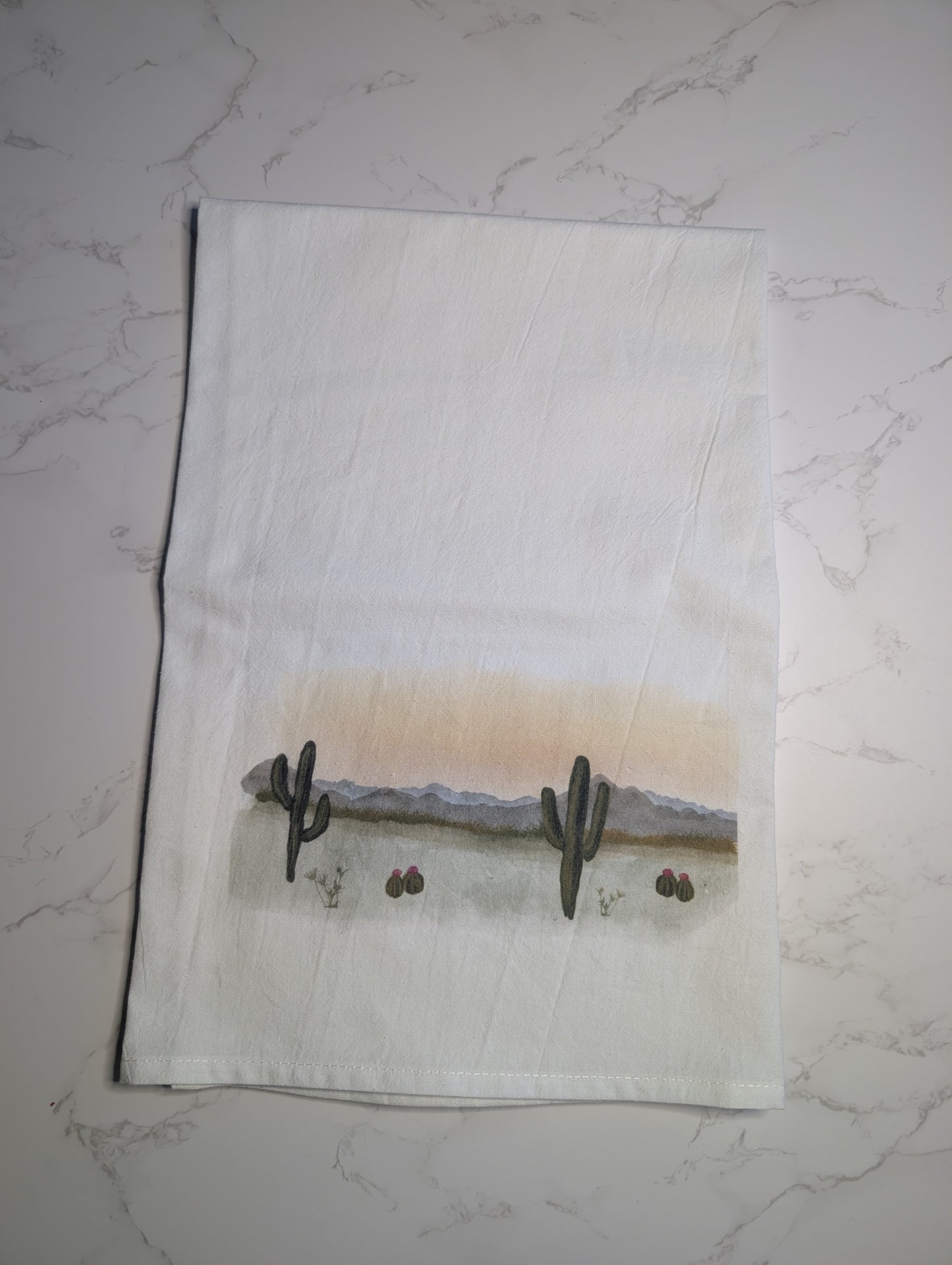 Tea Towel | Cotton | 27x27 | 15x20 | Watercolor