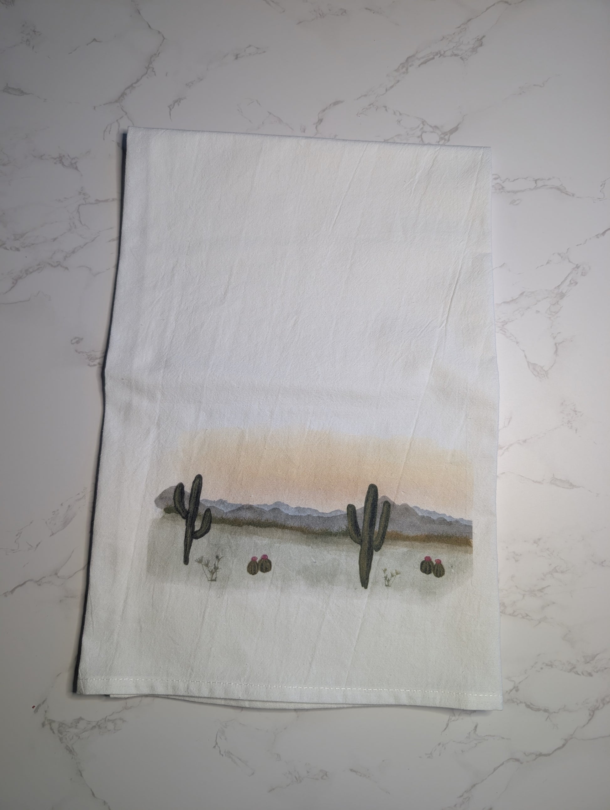 Tea Towel | Cotton | 27x27 | 15x20 | Watercolor