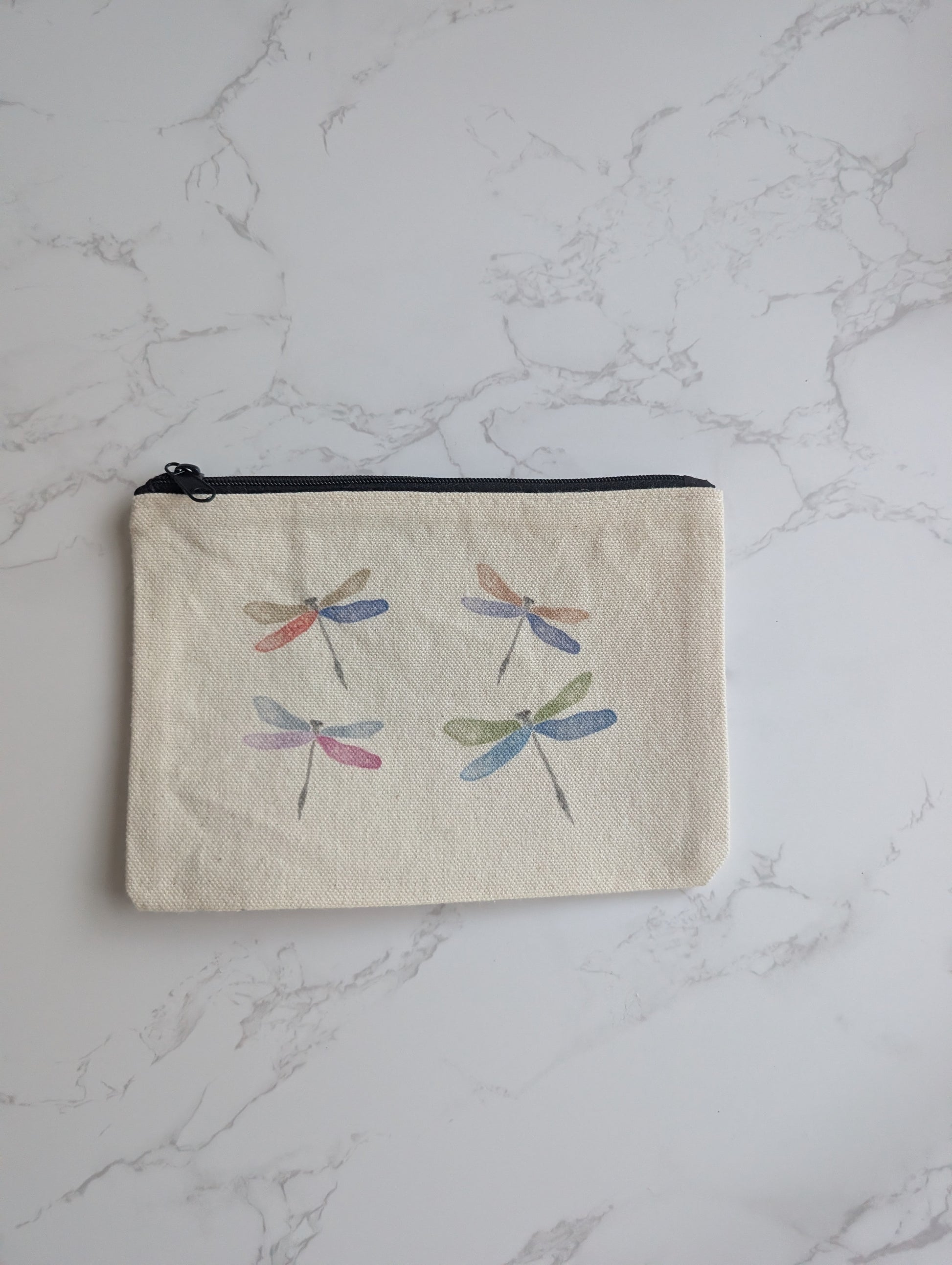 Zipper Pouch | Canvas | Travel  Pouch | Pencil Case
