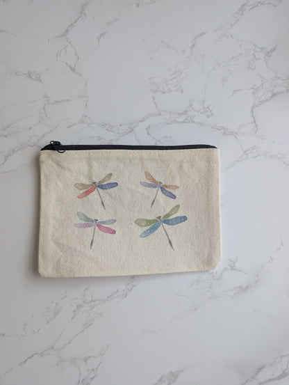 Zipper Pouch | Canvas | Travel  Pouch | Pencil Case