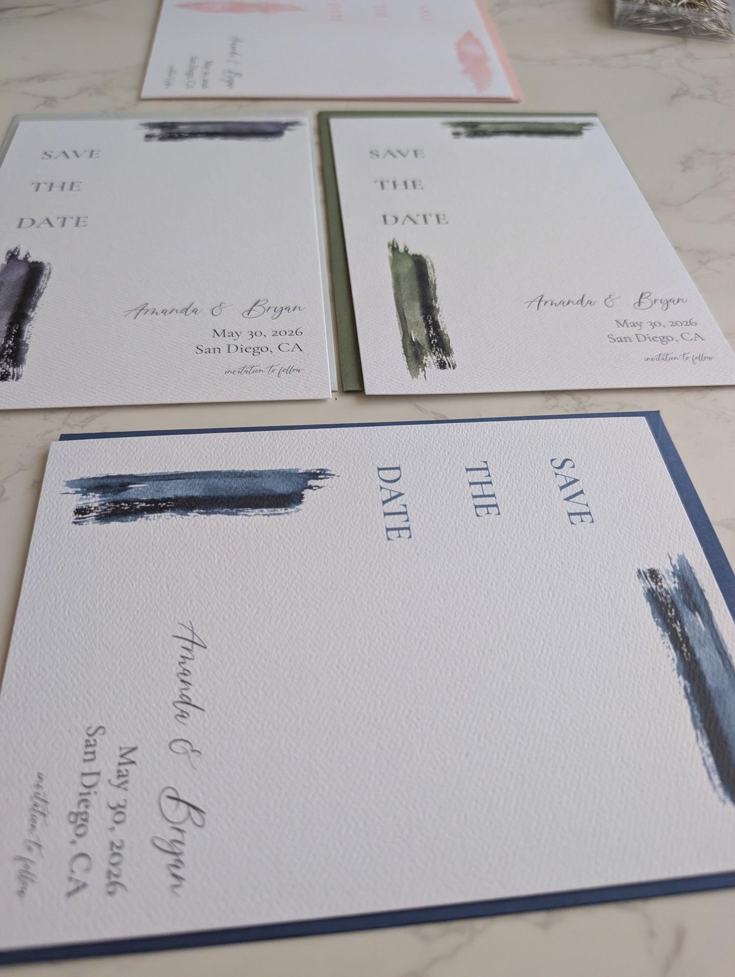 Save the Date | Paint Suite | Wedding Watercolor