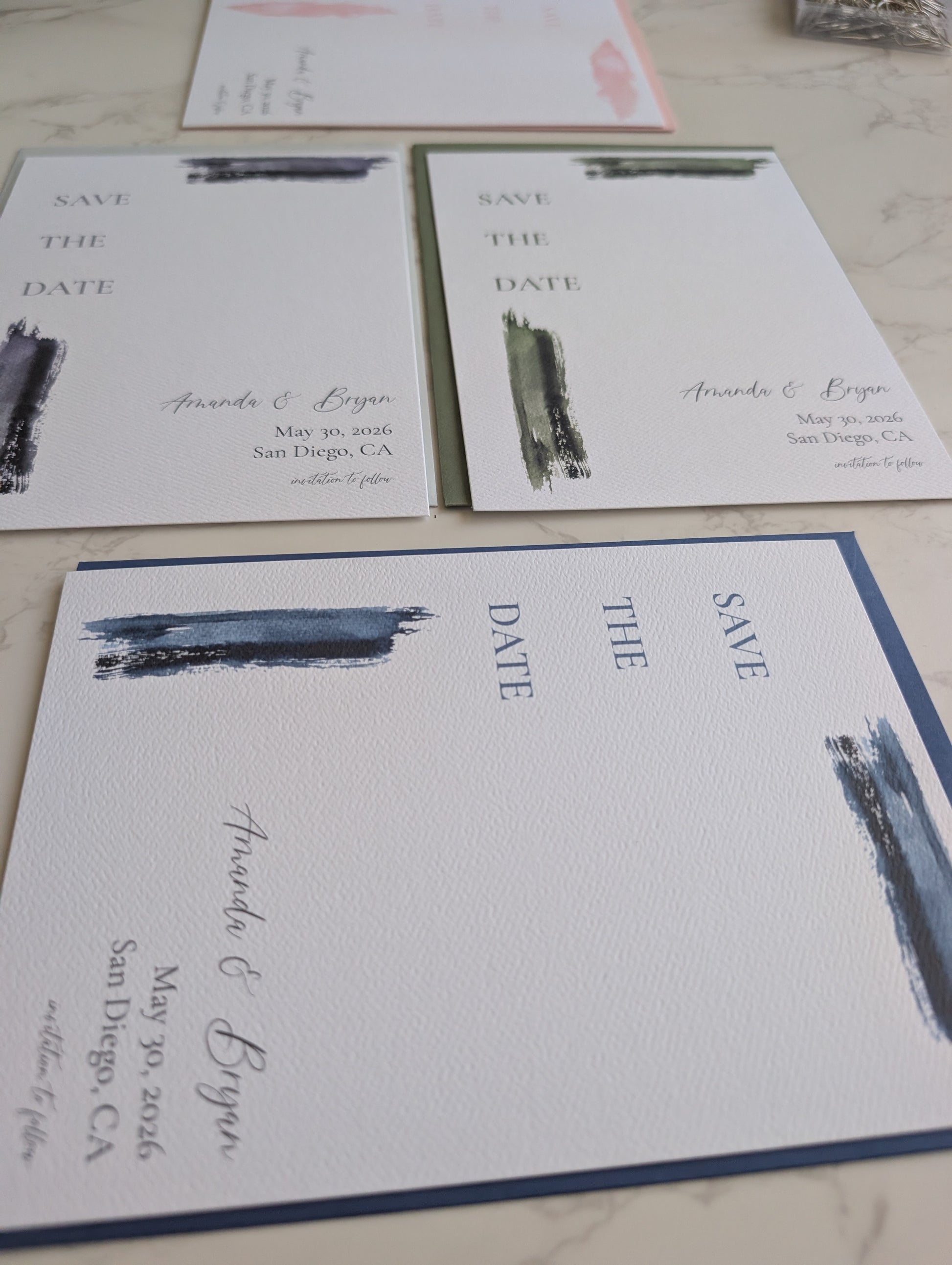 Save the Date | Paint Suite | Wedding Watercolor