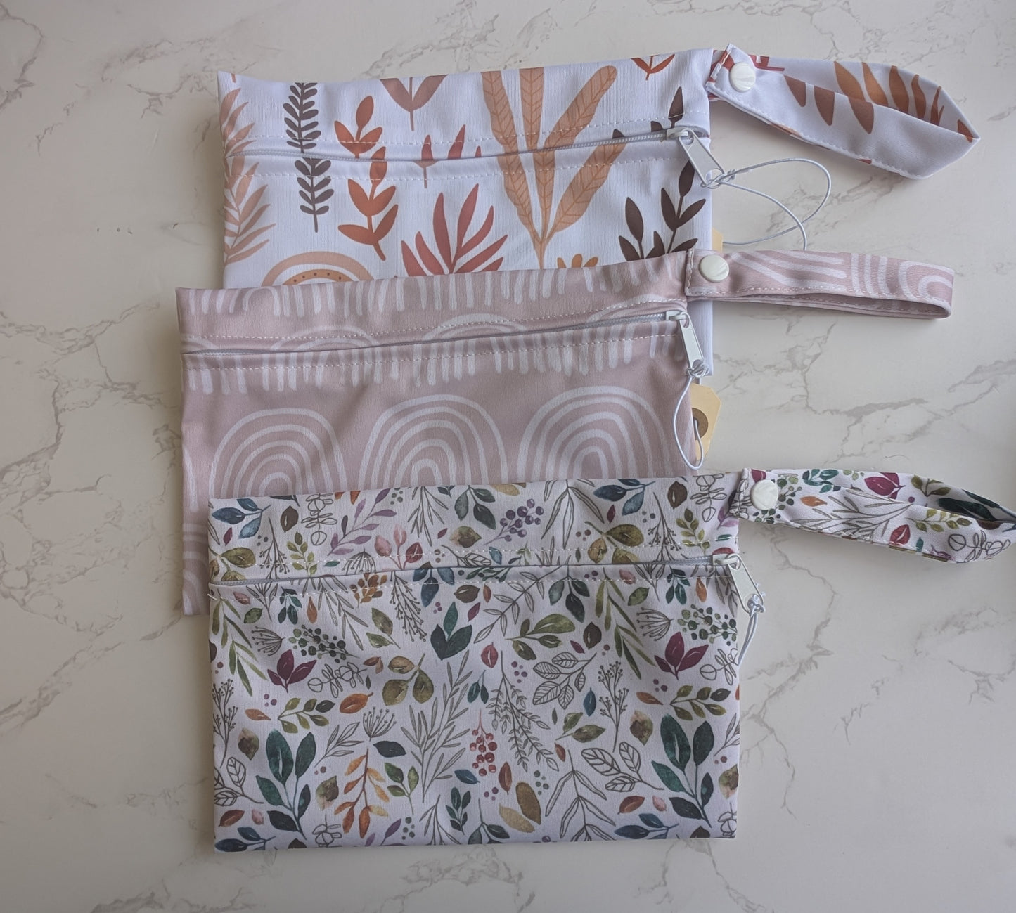 Wet Dry Bag | Zipper Pouch | Button Clasp
