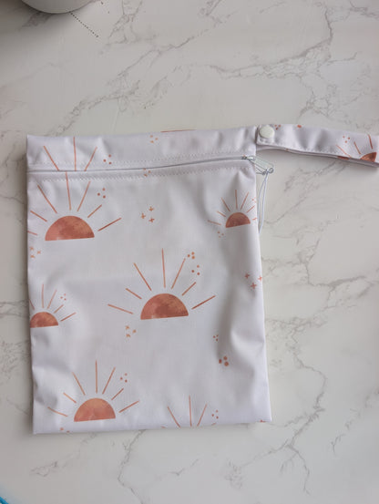 Wet Dry Bag | Zipper Pouch | Button Clasp