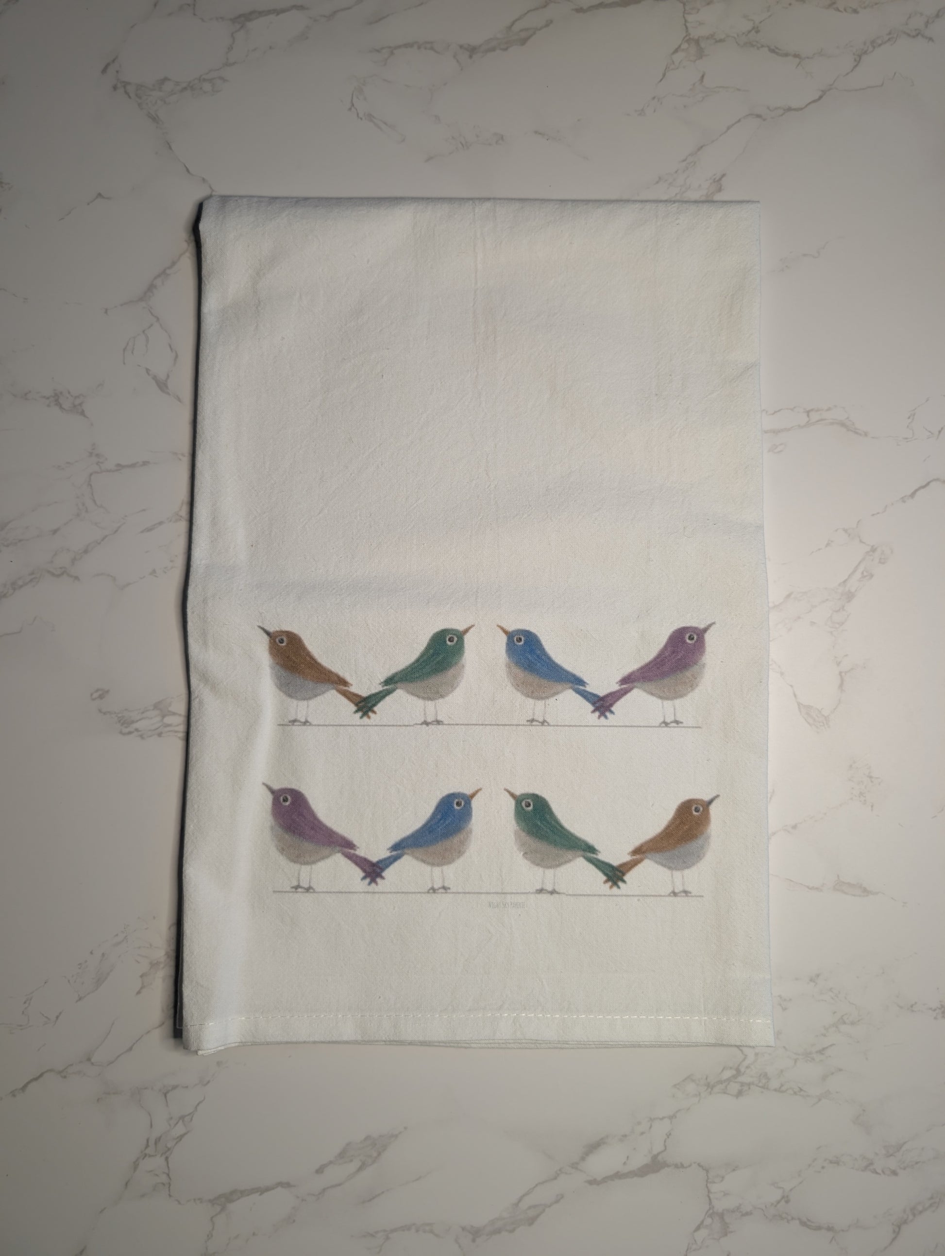 Tea Towel | Cotton | 27x27 | 15x20 | Watercolor