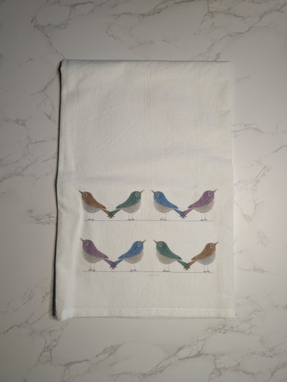 Tea Towel | Cotton | 27x27 | 15x20 | Watercolor