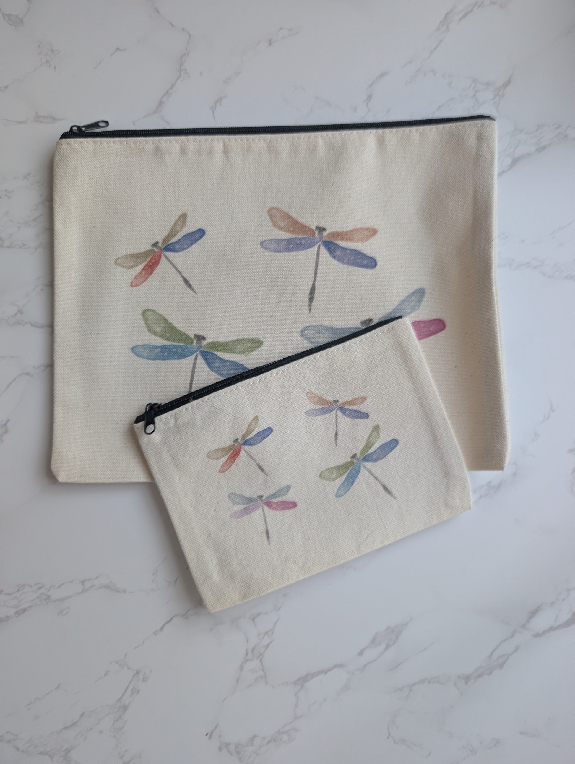 Zipper Pouch | Canvas | Travel  Pouch | Pencil Case