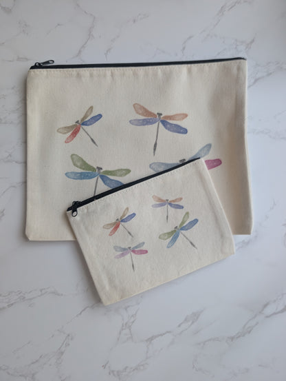 Zipper Pouch | Canvas | Travel  Pouch | Pencil Case