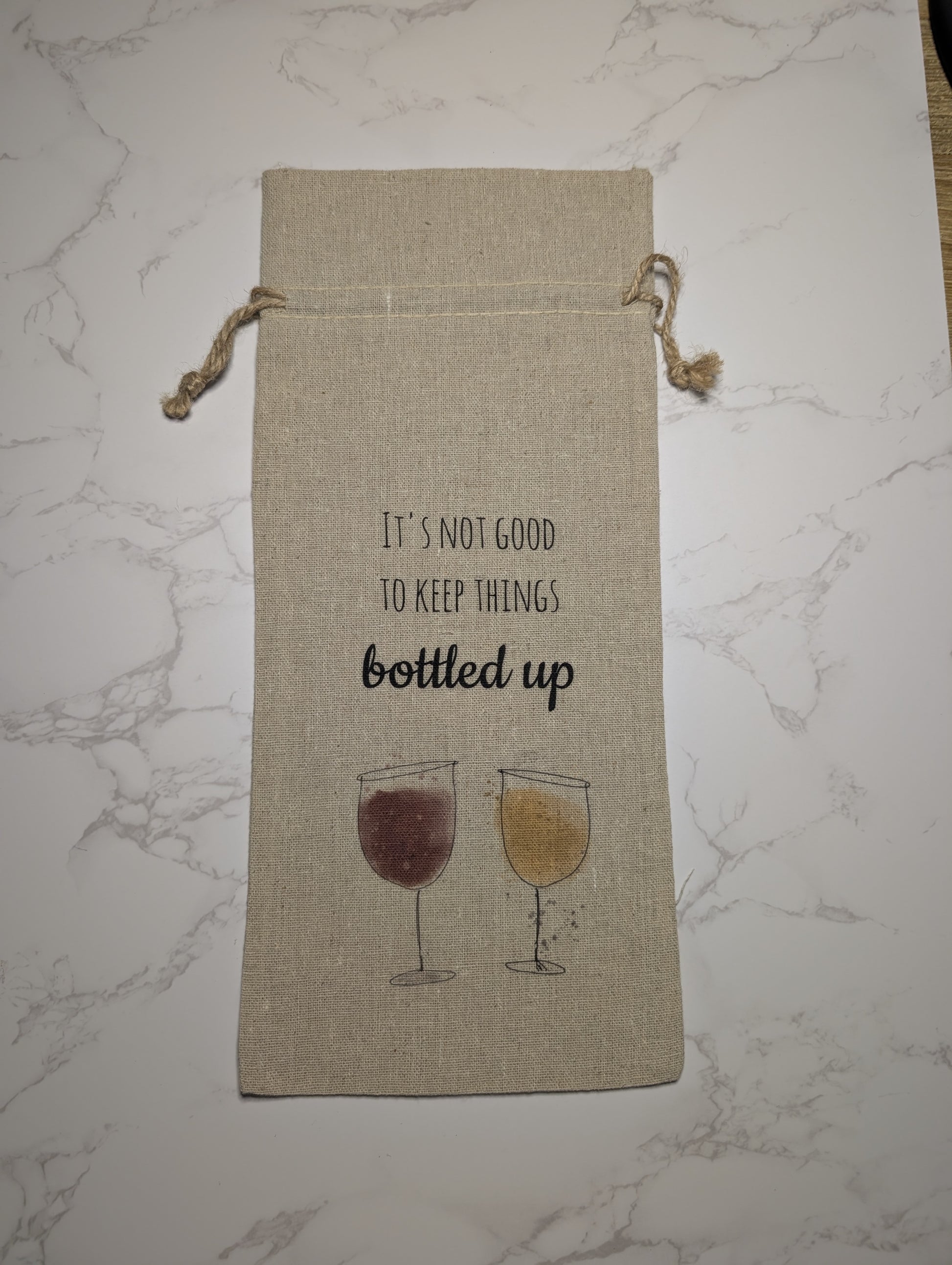 Wine Bag - Linen