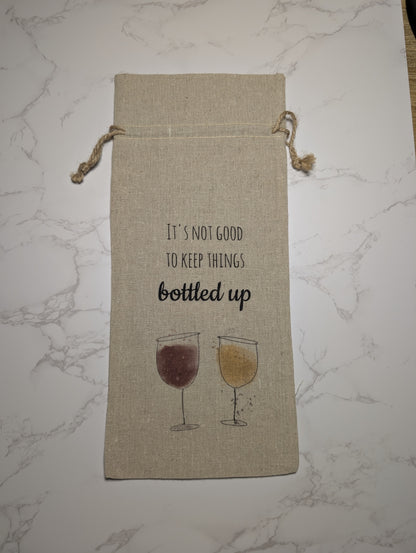 Wine Bag - Linen
