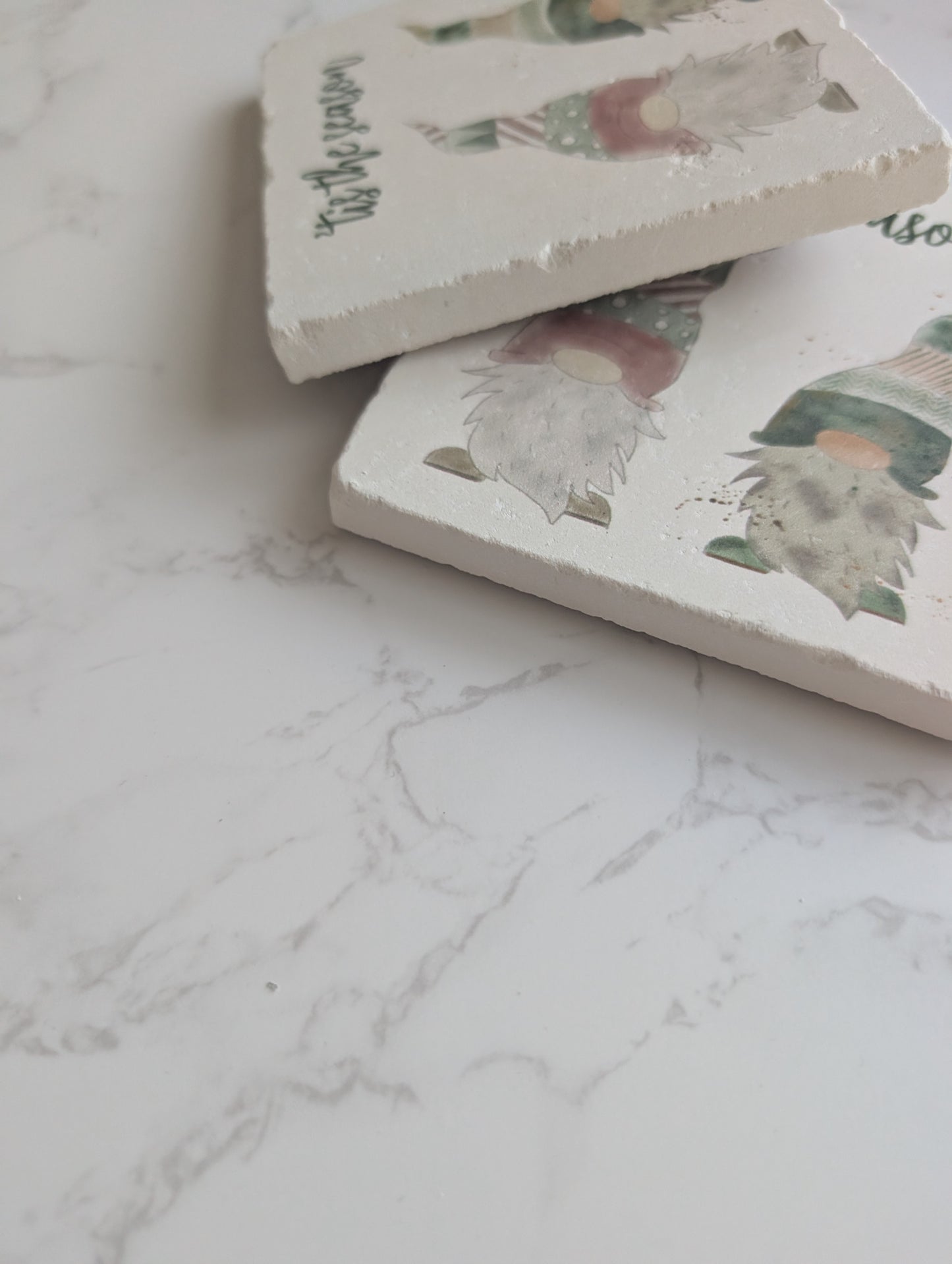 Trivet | Marble | Travertine | Square | 4 inch | One Qty