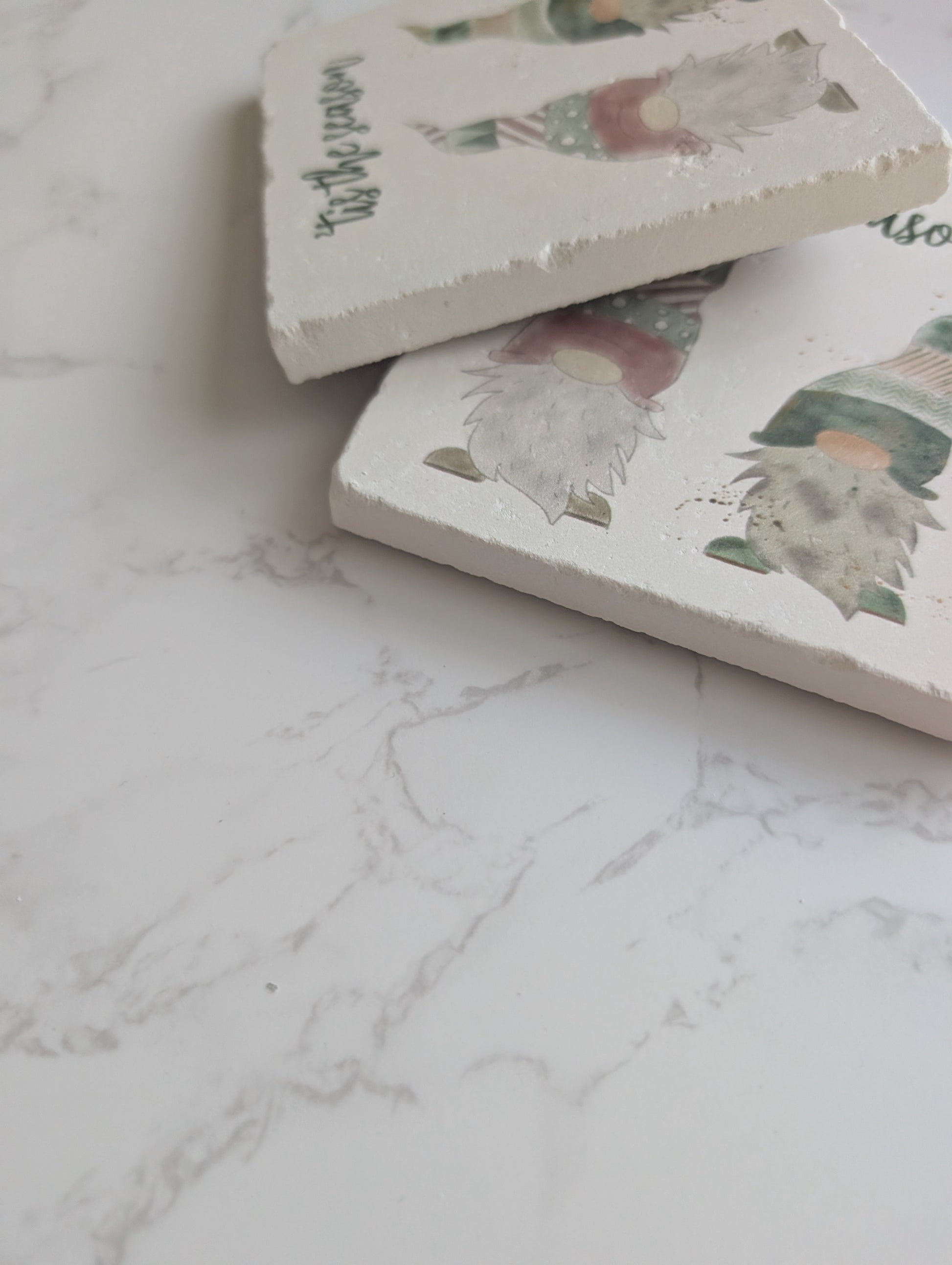 Trivet | Marble | Travertine | Square | 4 inch | One Qty