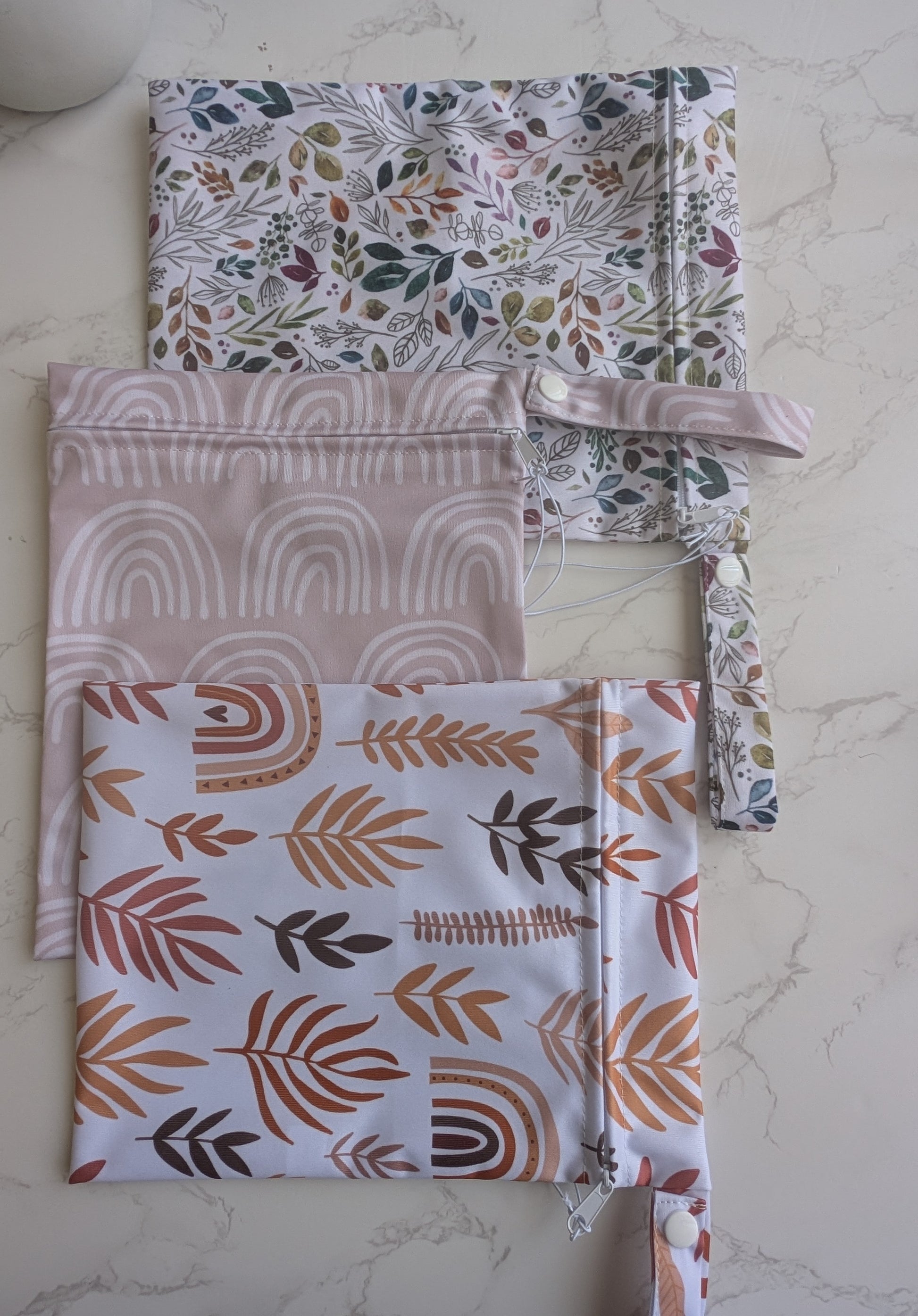 Wet Dry Bag | Zipper Pouch | Button Clasp